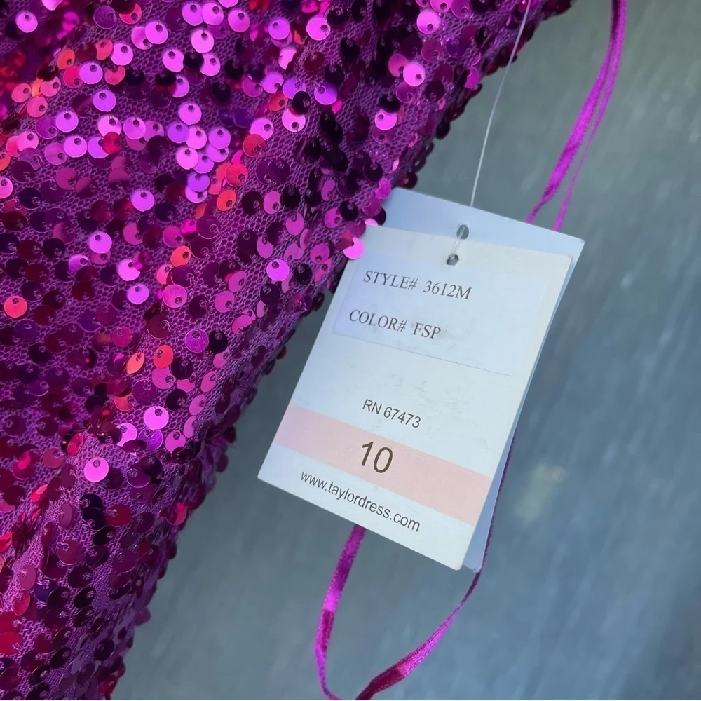 Taylor Sequin Dress 10 - Picture 6 of 6